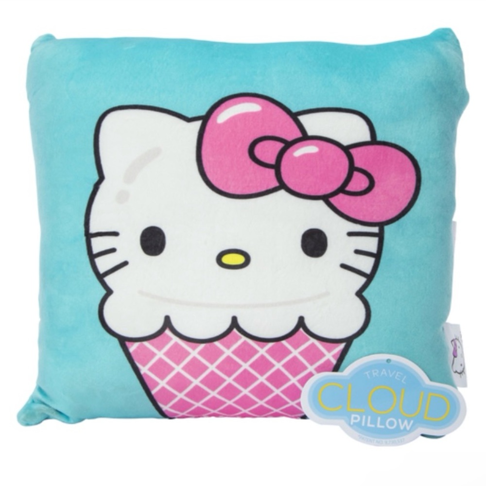 13” (2 available) $12 each or 2 for $24 NWT HELLO KITTY SQUISH PILLOW